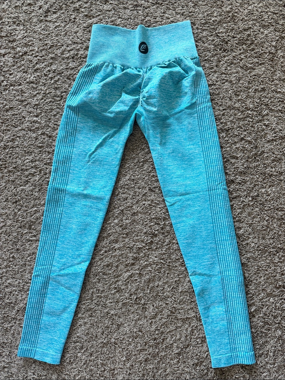 Women’s Aqua Booty Scrunch Active Leggings